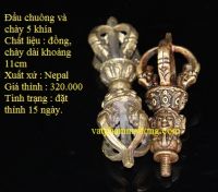 Đầu chuông và chày 5 khía Nepal