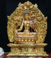 Tôn Tượng Bạch Độ Phật Mẫu + Kim Cang Tòa
